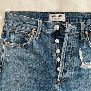 AGOLDE straight leg jeans